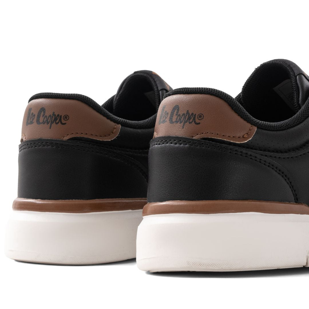 Lee Cooper Lace-Up Sneakers Men LC807130M-BLK