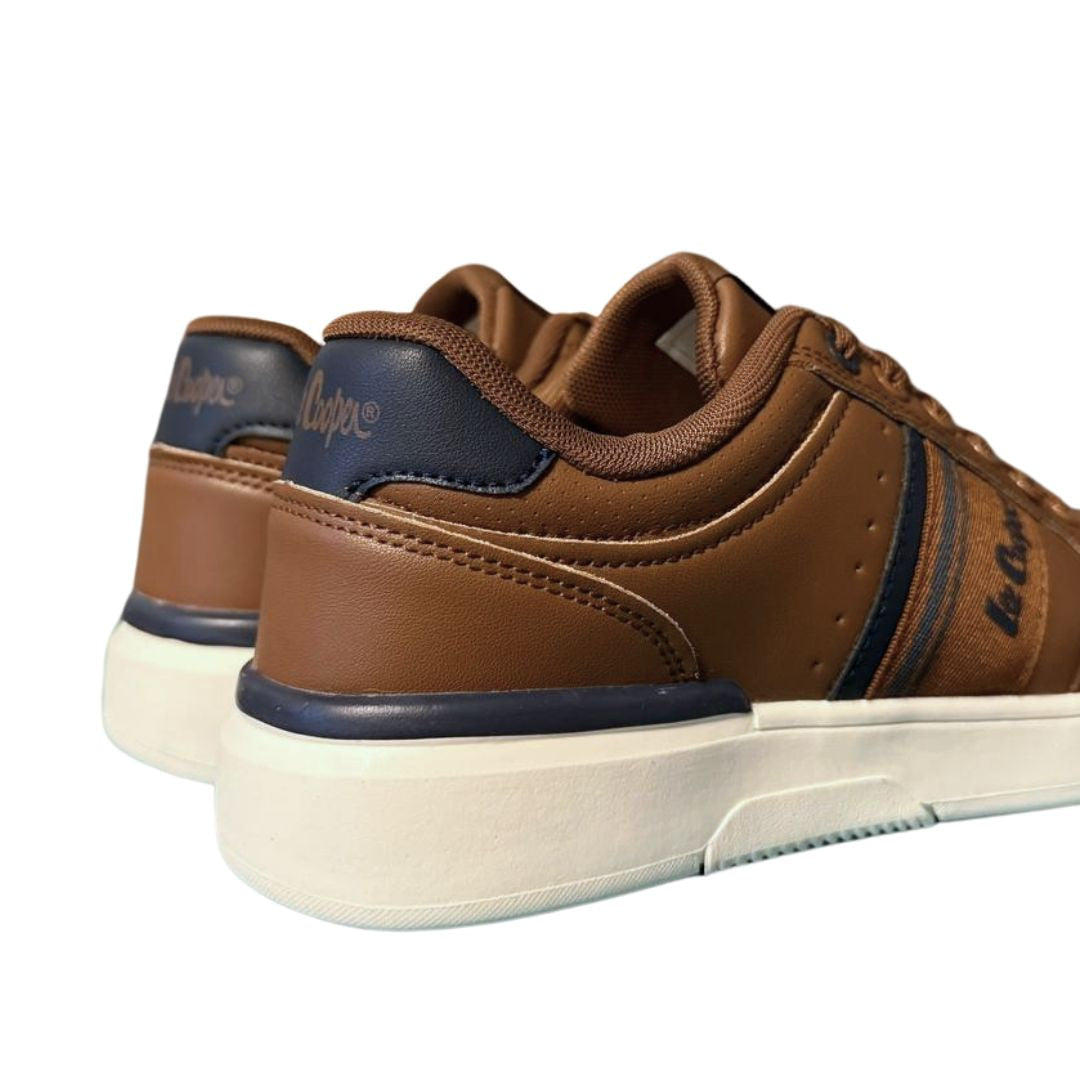 Lee Cooper Lace-Up Sneakers Men LC807130M-TAN