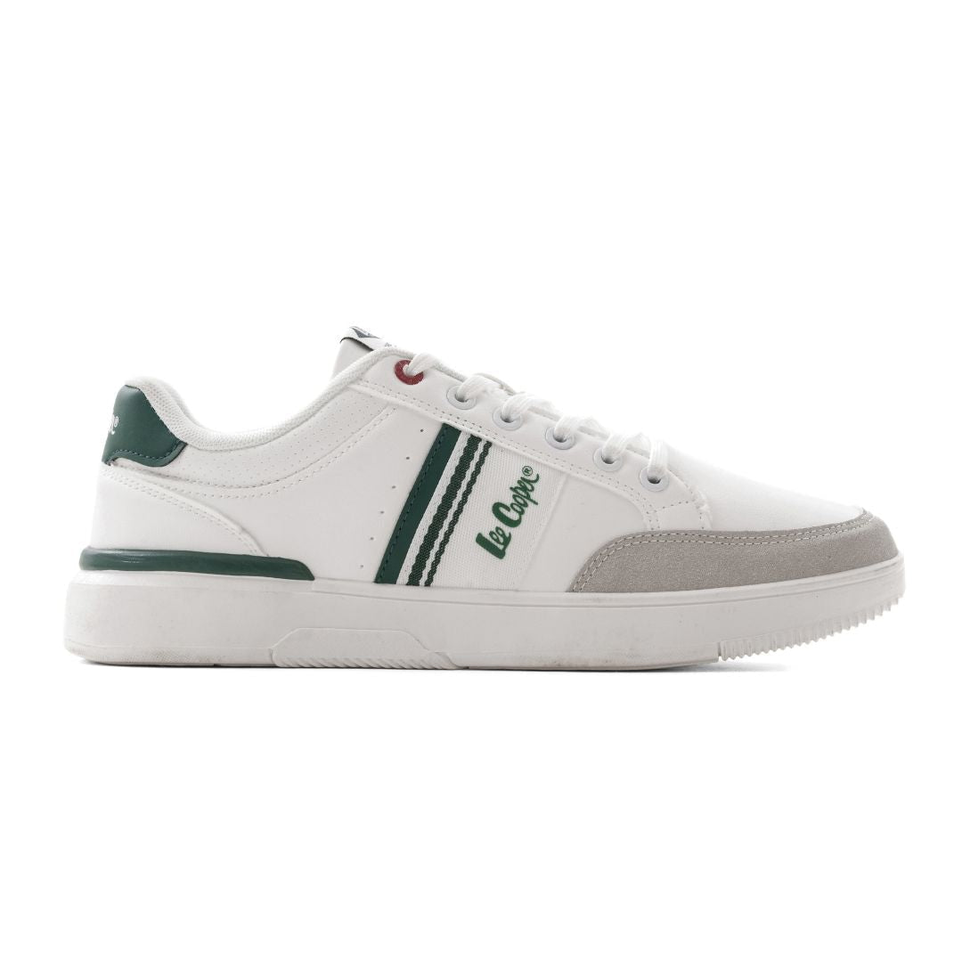Lee Cooper Lace-Up Sneakers Men LC807130M-WHT