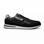 Lee Cooper Retro Lace-Up Sneakers Men 0264CI-BLK - Black / 40