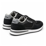 Lee Cooper Retro Lace-Up Sneakers Men 0264CI-BLK