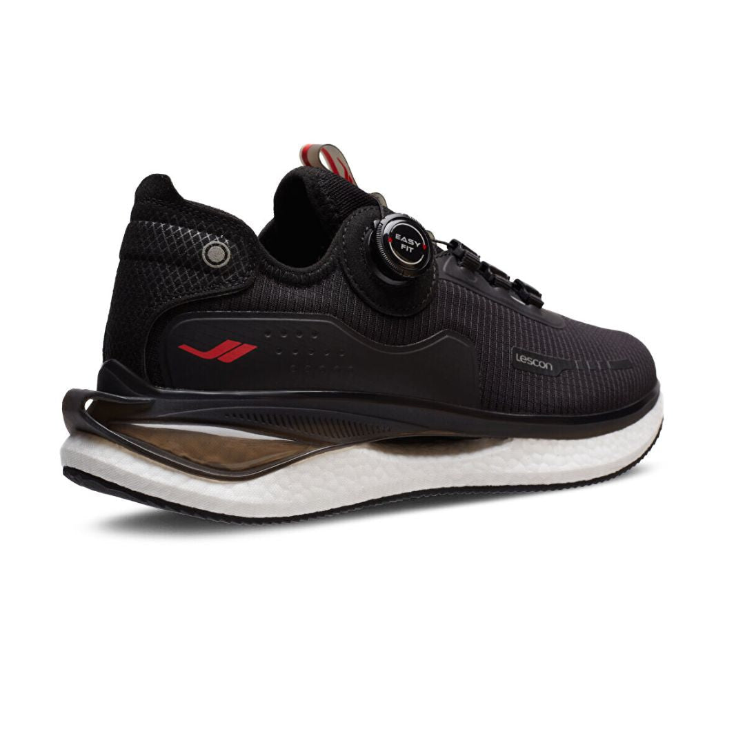 Lescon Scroll 3 A Shock Foam Sneakers Men BLK