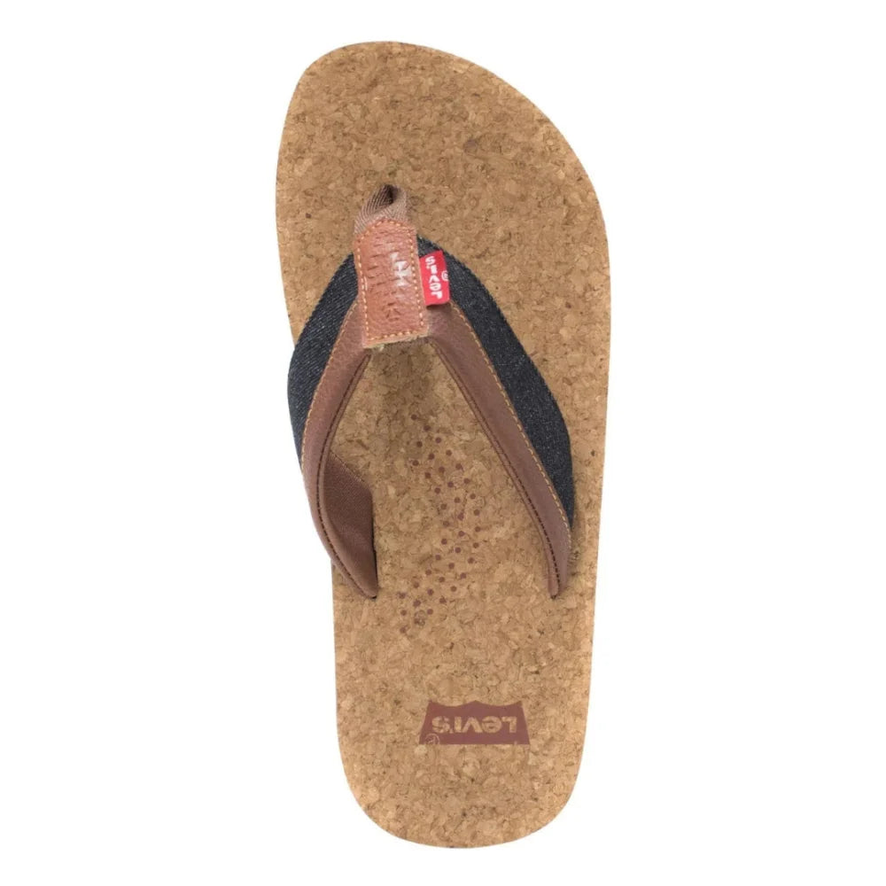 Levi’s Vista Cork Flip Flops Men - BRN - Shoes