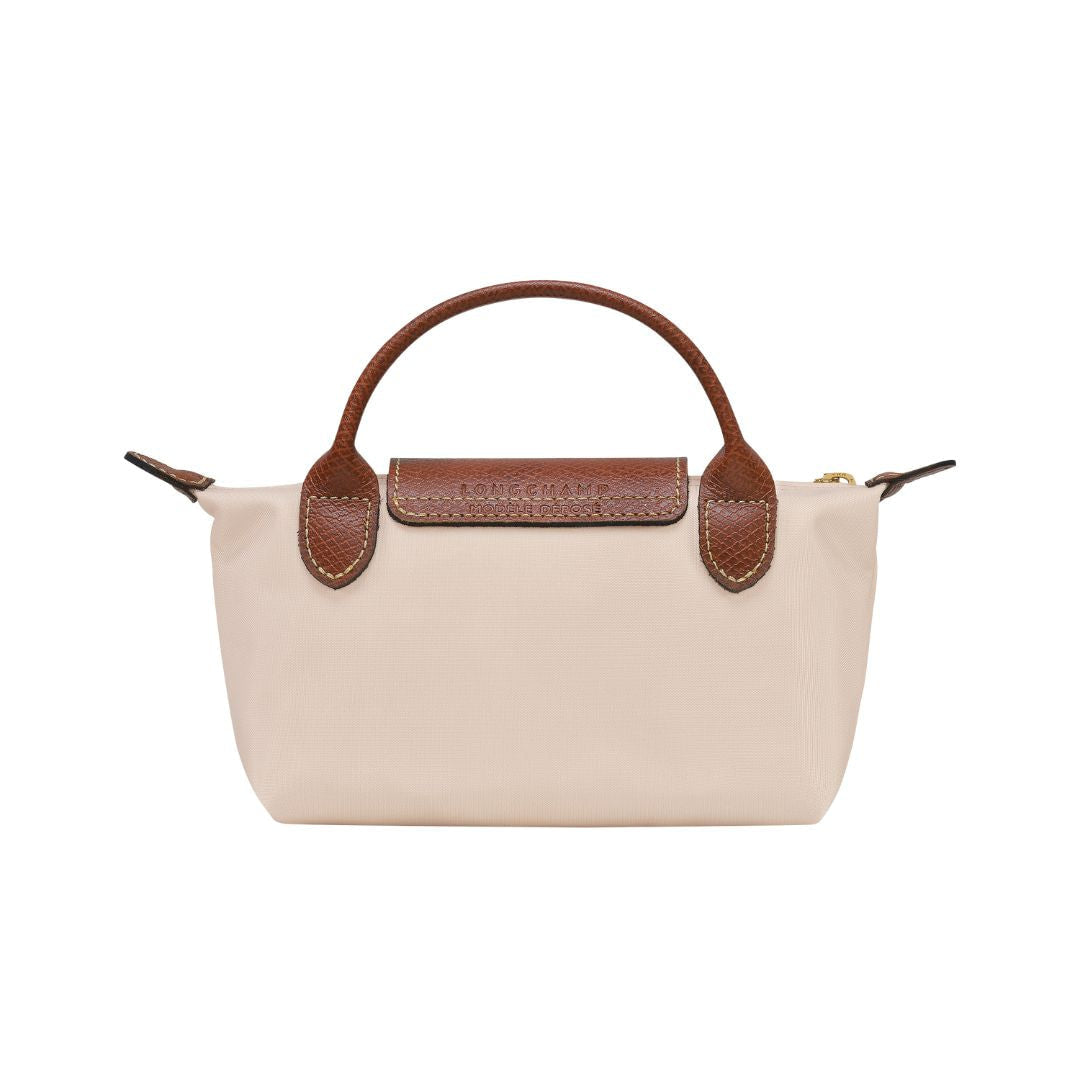 Longchamp Le Pliage Original Pouch With Handle 34175089P68-CRM - Small / Beige