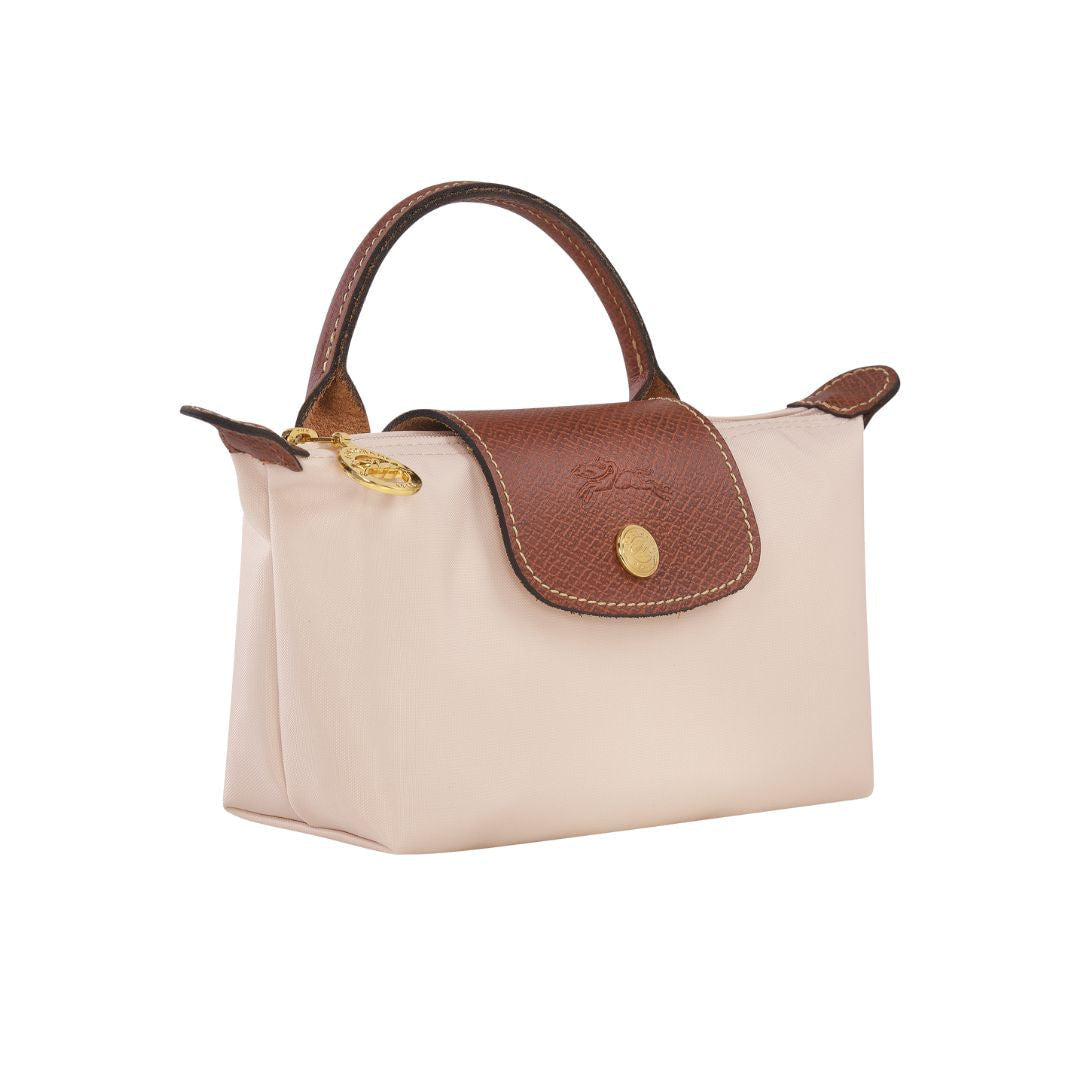 Longchamp Le Pliage Original Pouch With Handle 34175089P68-CRM - Small / Beige