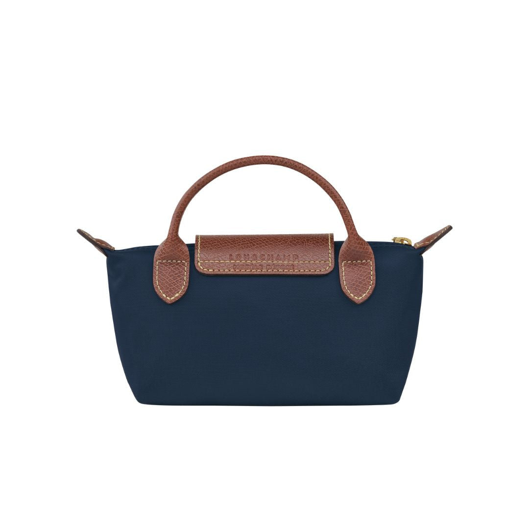 Longchamp Le Pliage Original Pouch With Handle 34175089P68-NVY - Small / Navy