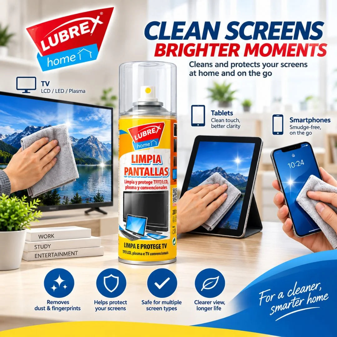 LUBREX Home Screen Cleaner & Protector Spray – 200ml - 200 ml