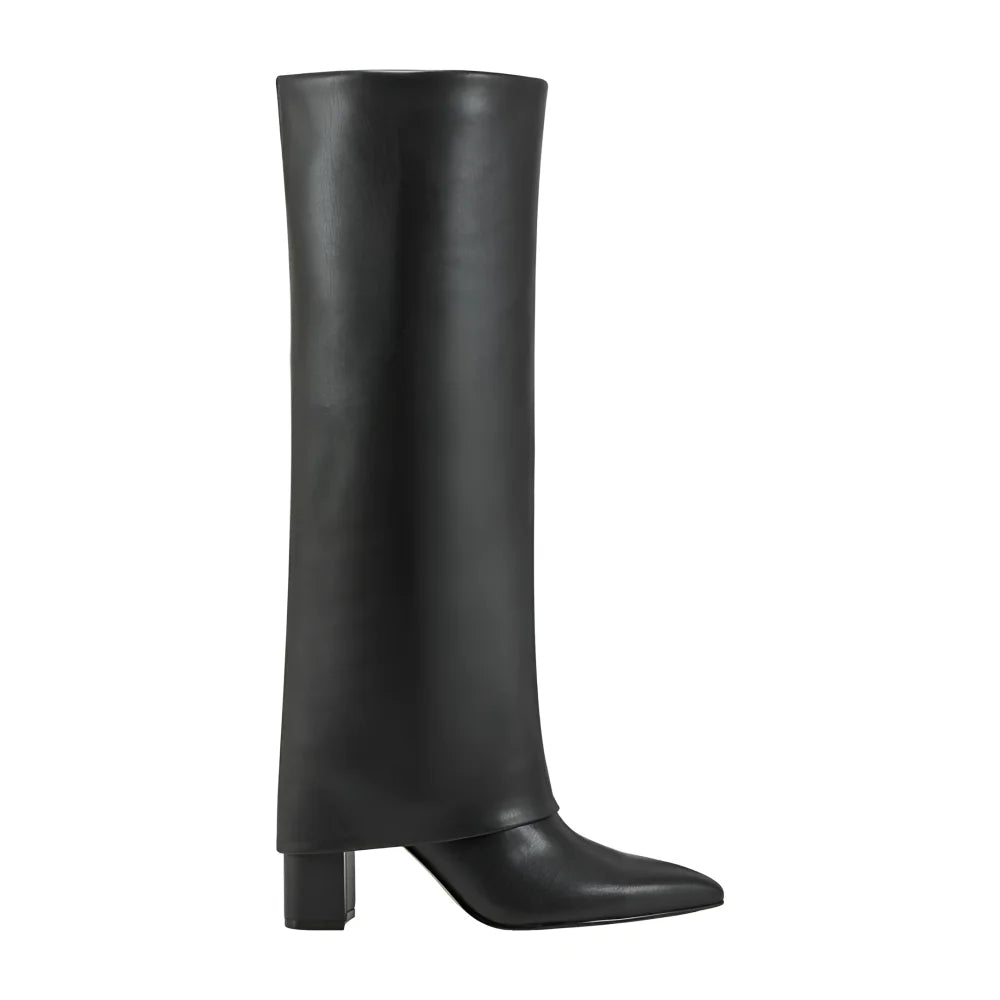 Marc Fisher Fadila Boot Womens - BLK - 36.5 / Black