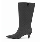Marks & Spencer Diamante rhinestone calf length boot- BLK (Copy) - Brown mix / 35