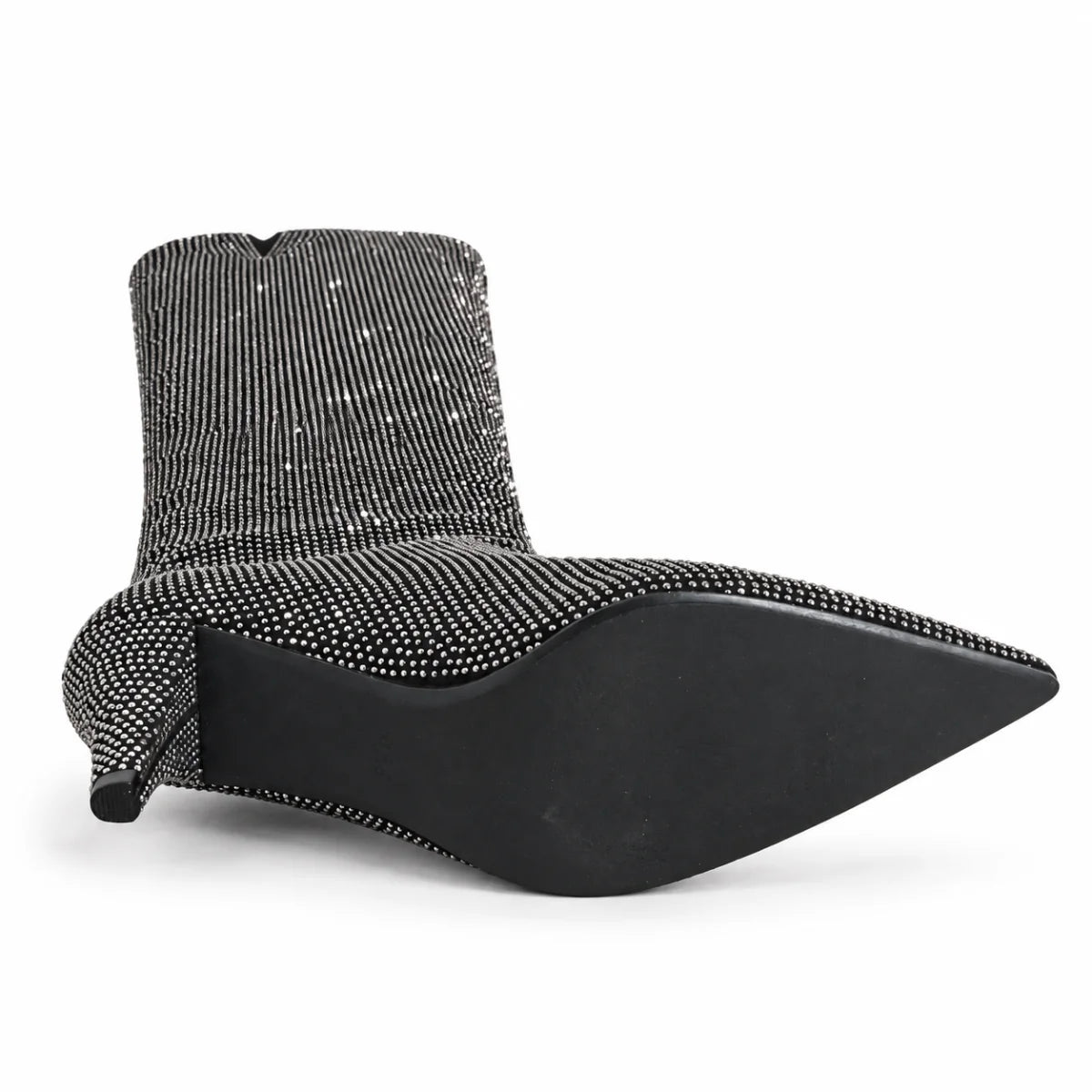 Marks & Spencer Diamante rhinestone calf length boot- BLK (Copy)