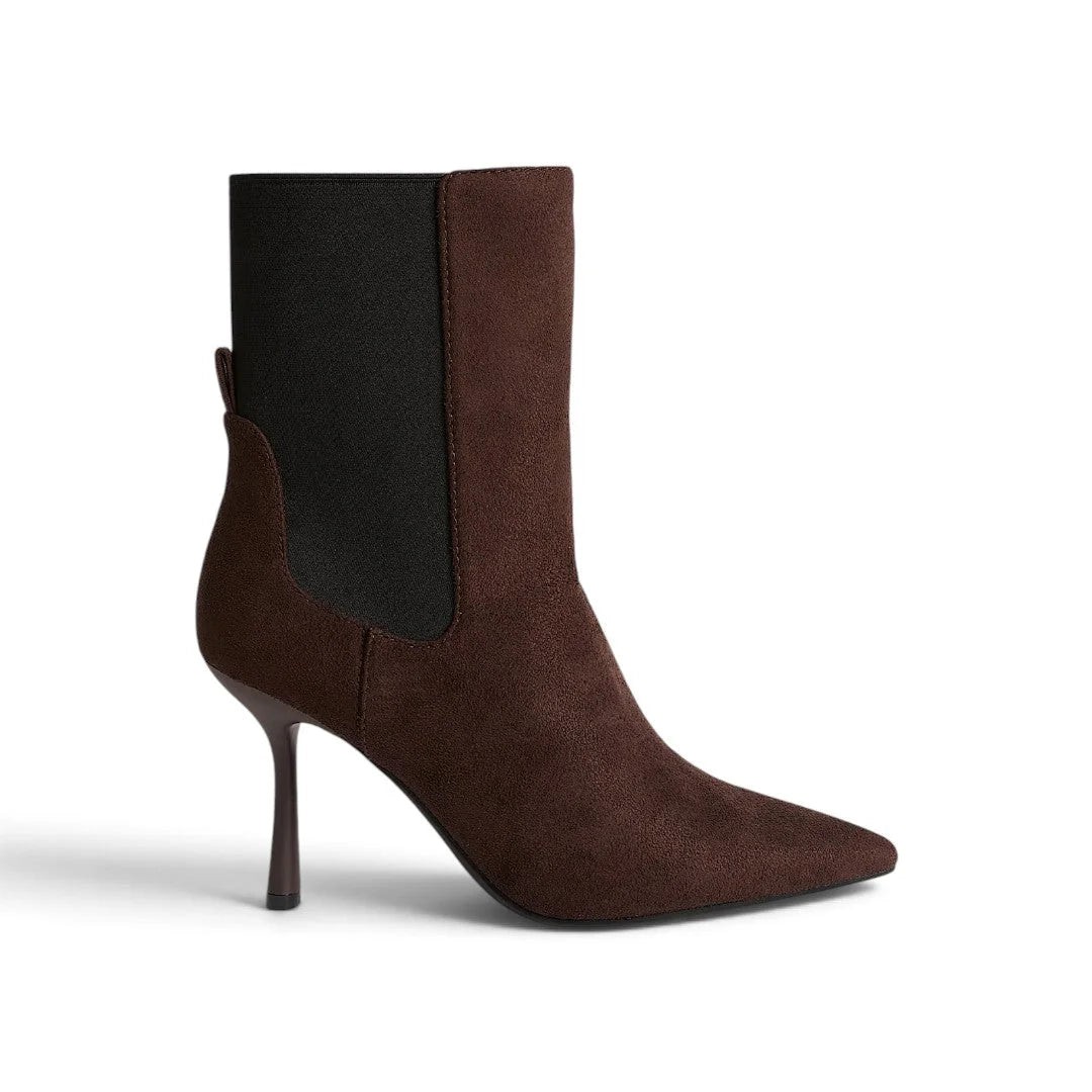 Marks & Spencer Pointed Toe Ankle Boots with Stiletto Heel Women - BRN - Dark brown / 35