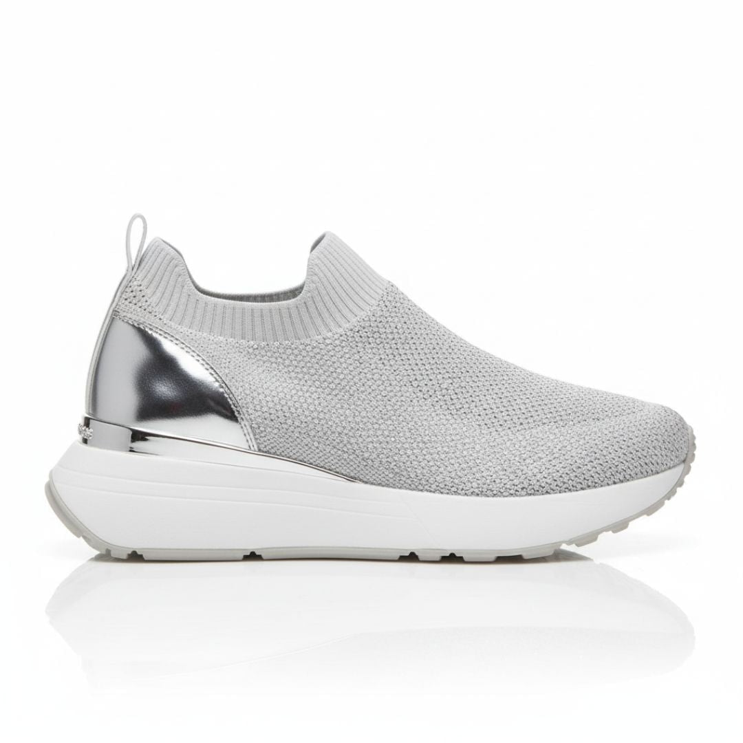 Michael Kors Ari Slip-On Sneaker Women-SLV - Silver / 41