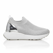 Michael Kors Ari Slip-On Sneaker Women-SLV - Silver / 41
