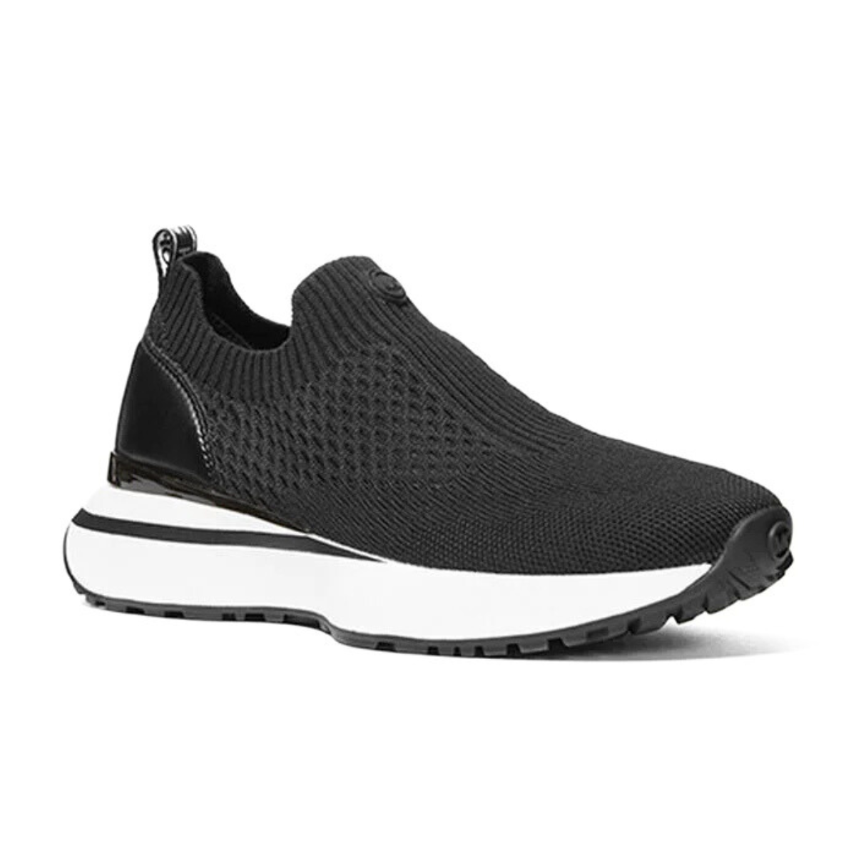 Michael Kors Ari Stretch Knit Slip-On Sneaker Women’s -BLK - Black / 38.5