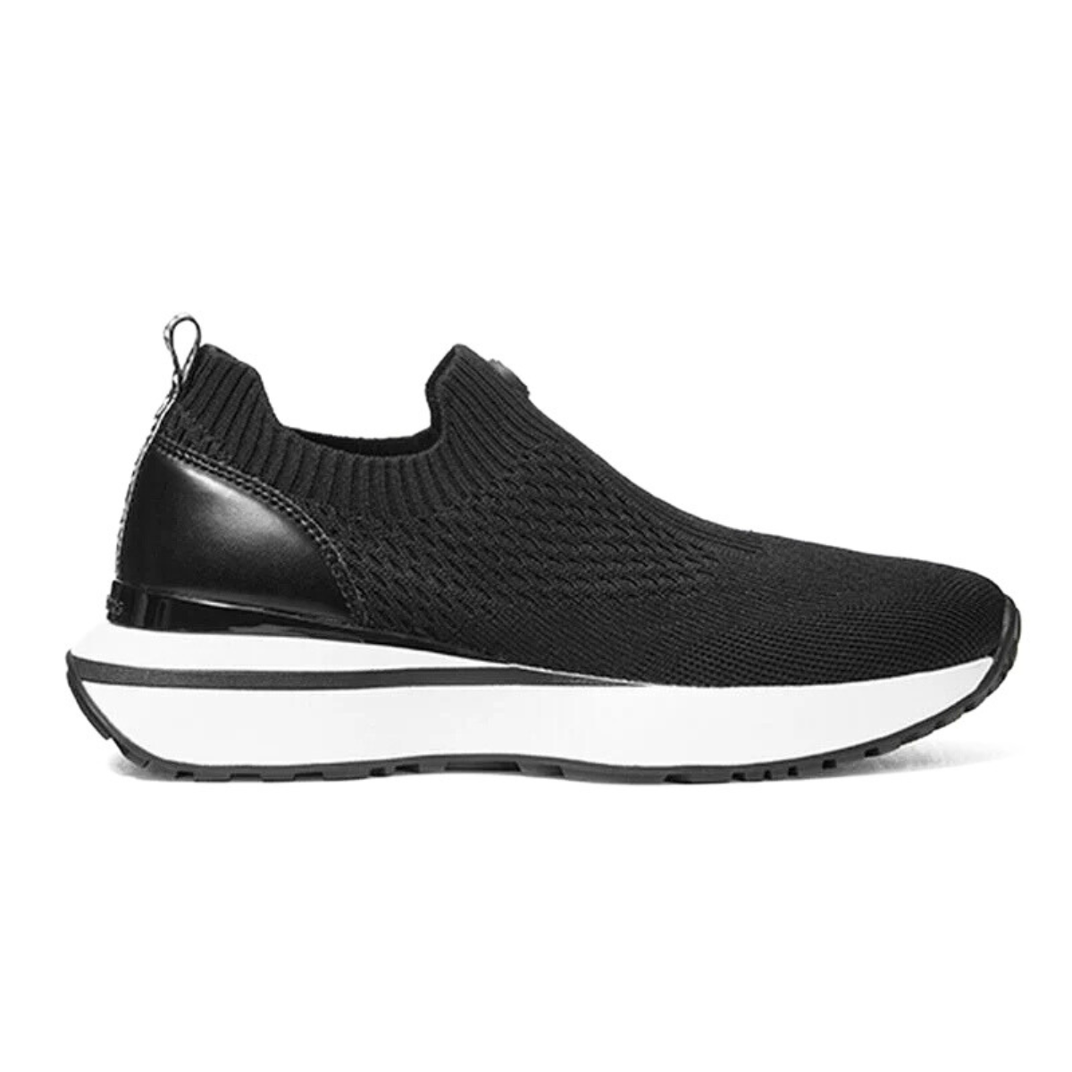 Michael Kors Ari Stretch Knit Slip-On Sneaker Women’s -BLK - Black / 38.5