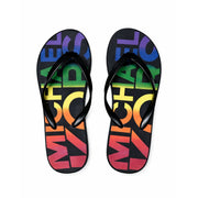 Michael Kors Bedford Wedge Flip Flop Women - BLKMLT - Black / 36