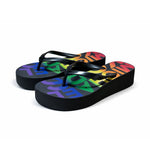 Michael Kors Bedford Wedge Flip Flop Women - BLKMLT