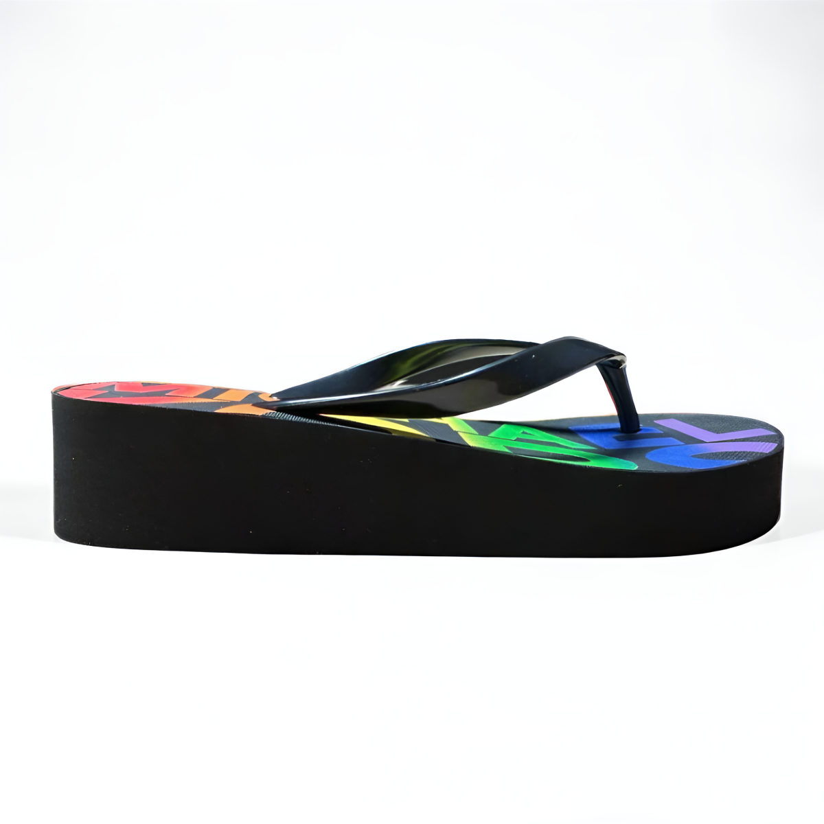 Michael Kors Bedford Wedge Flip Flop Women - BLKMLT