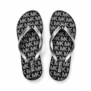 Michael Kors Bedford Wedge Flip Flop Women - BLKSLV - Black / 36