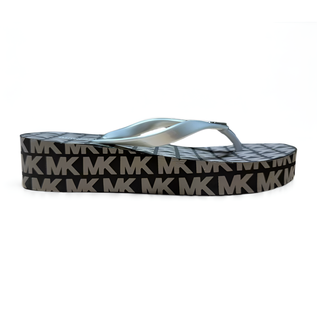 Michael Kors Bedford Wedge Flip Flop Women - BLKSLV