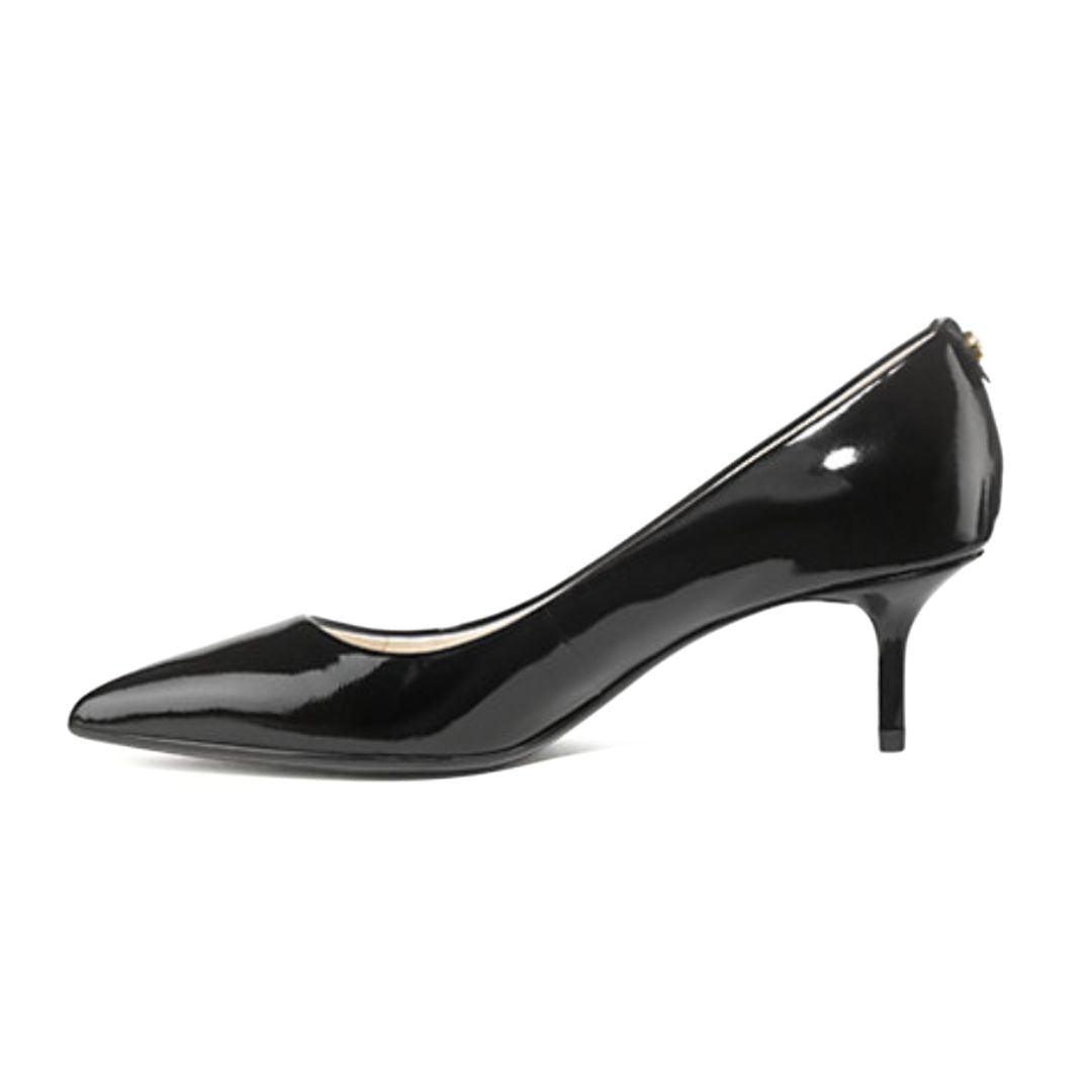 Michael Kors Flex Patent Leather Kitten Heel Pump - BLK - Black / 41