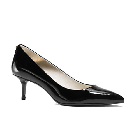 Michael Kors Flex Patent Leather Kitten Heel Pump - BLK - Black / 41