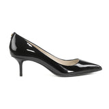 Michael Kors Flex Patent Leather Kitten Heel Pump - BLK - Black / 41