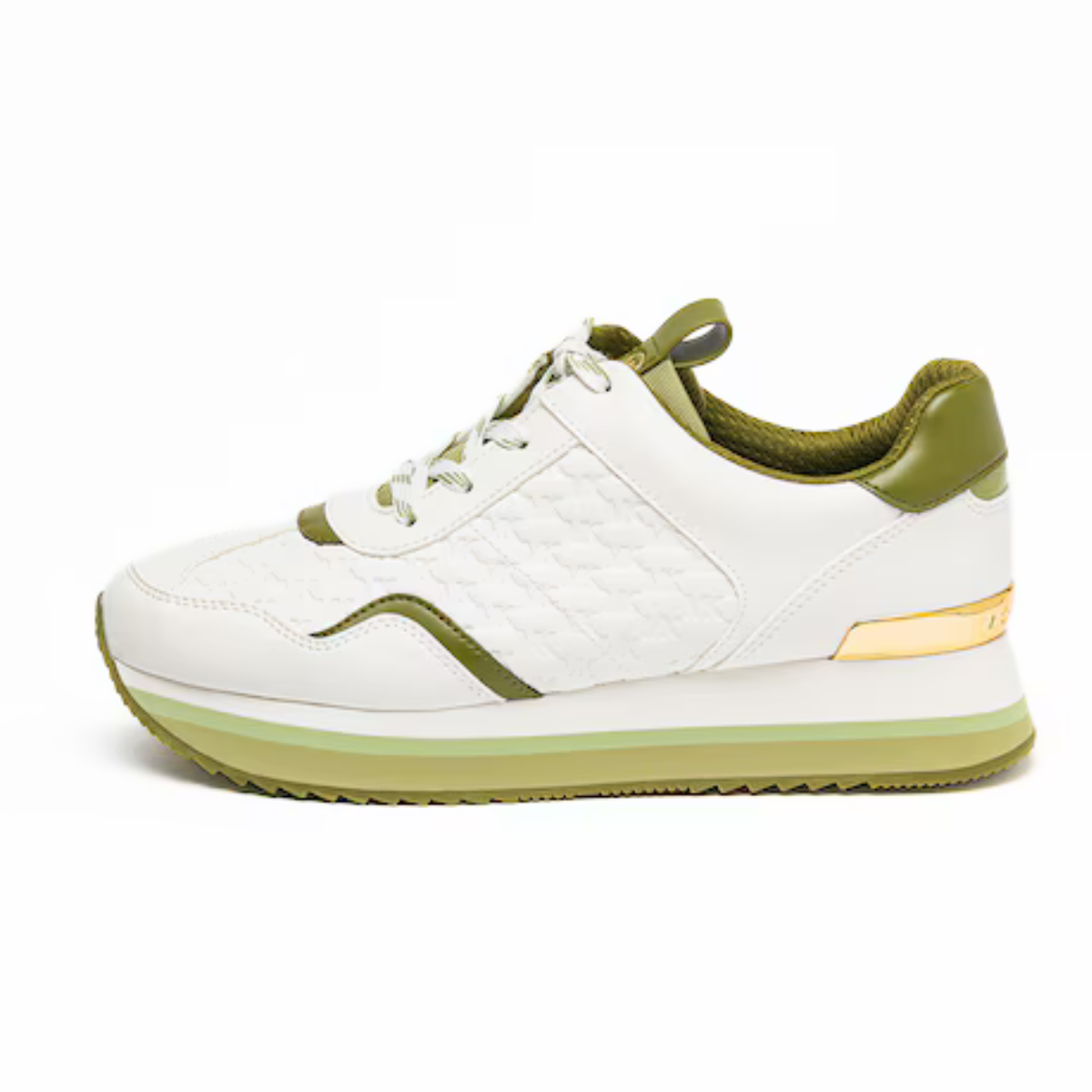 Michael Kors Gertie Trainer Sneakers Women - WHTOLV - White-Olive / 37.5