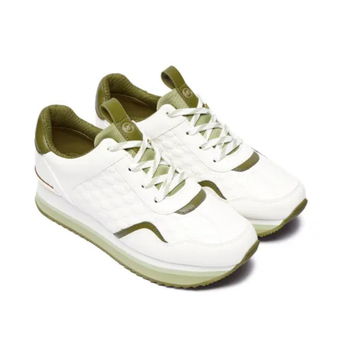 Michael Kors Gertie Trainer Sneakers Women - WHTOLV - White-Olive / 37.5