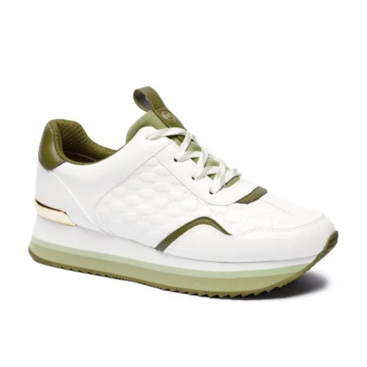 Michael Kors Gertie Trainer Sneakers Women - WHTOLV - White-Olive / 37.5