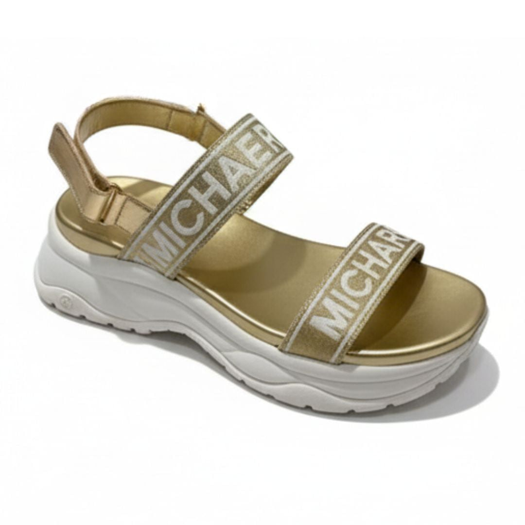 Michael Kors Gold Platform Sandals Women -GLD - Gold / 39