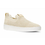 Michael Kors Juno Metallic Stretch Knit Slip-On Sneaker - GLD - Gold / 42.5
