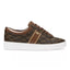 Michael Kors Juno Stripe Monogram Logo Trainer Women - BRN - 38 / Brown