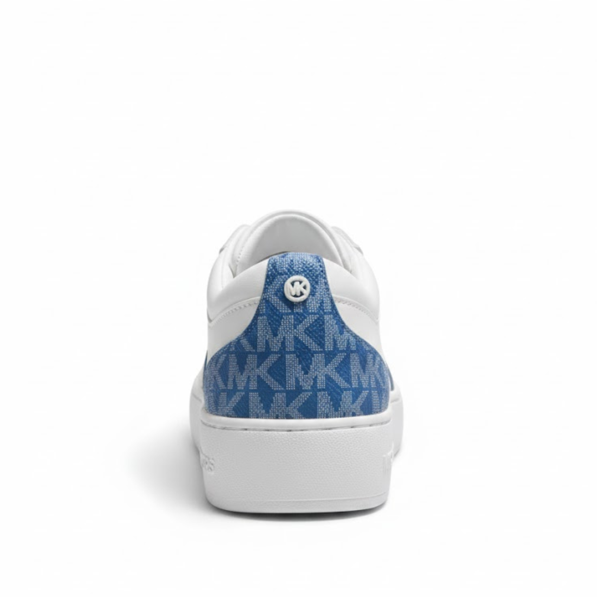 Michael Kors Juno Stripe Monogram Logo Trainer Women - WHTBLU - White-Blue / 36