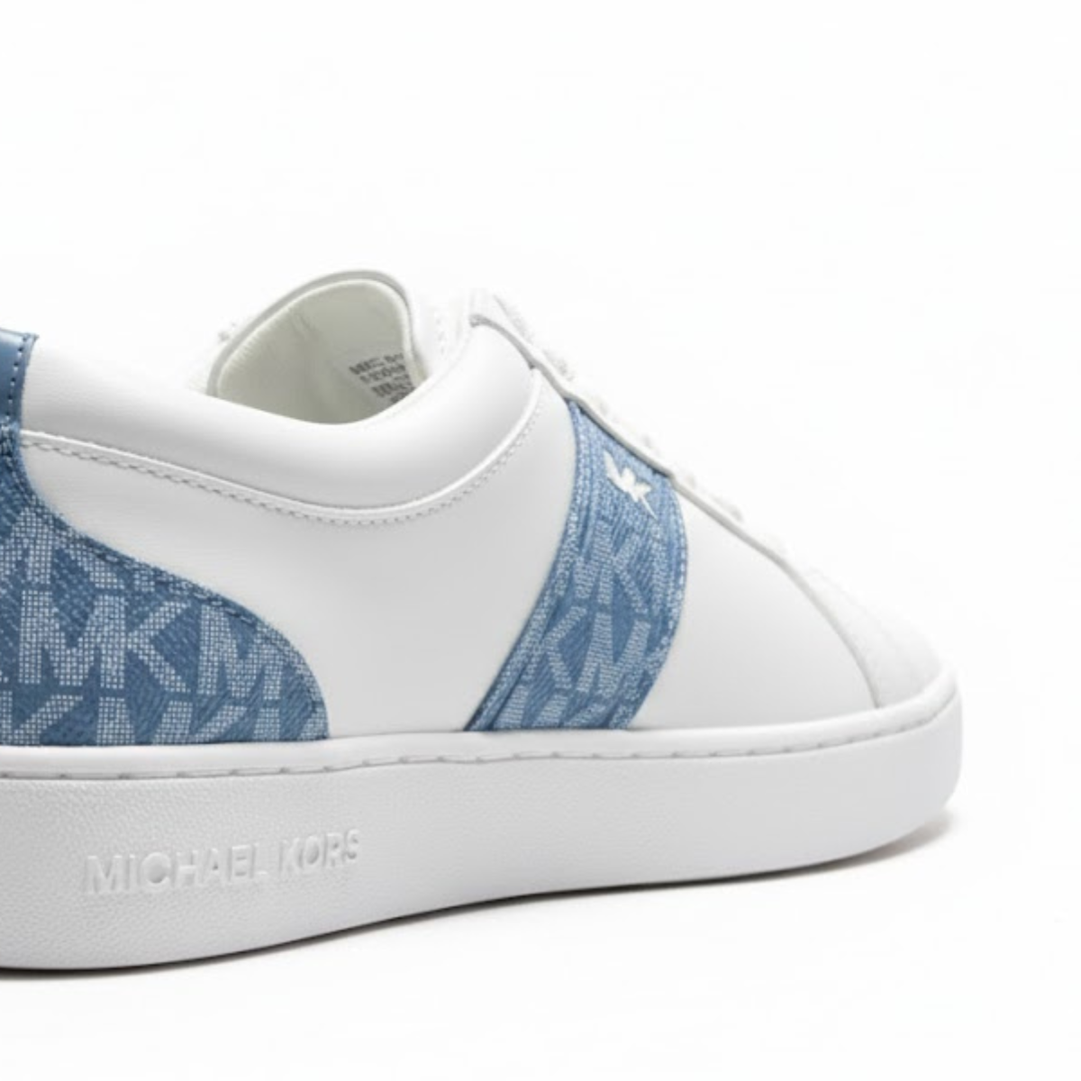 Michael Kors Juno Stripe Monogram Logo Trainer Women - WHTBLU - White-Blue / 36