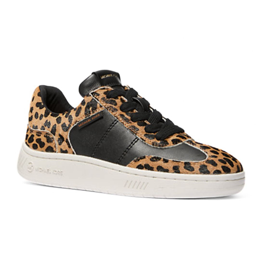Michael Kors Kai Leopard Print Calf Hair Sneakers - LPD