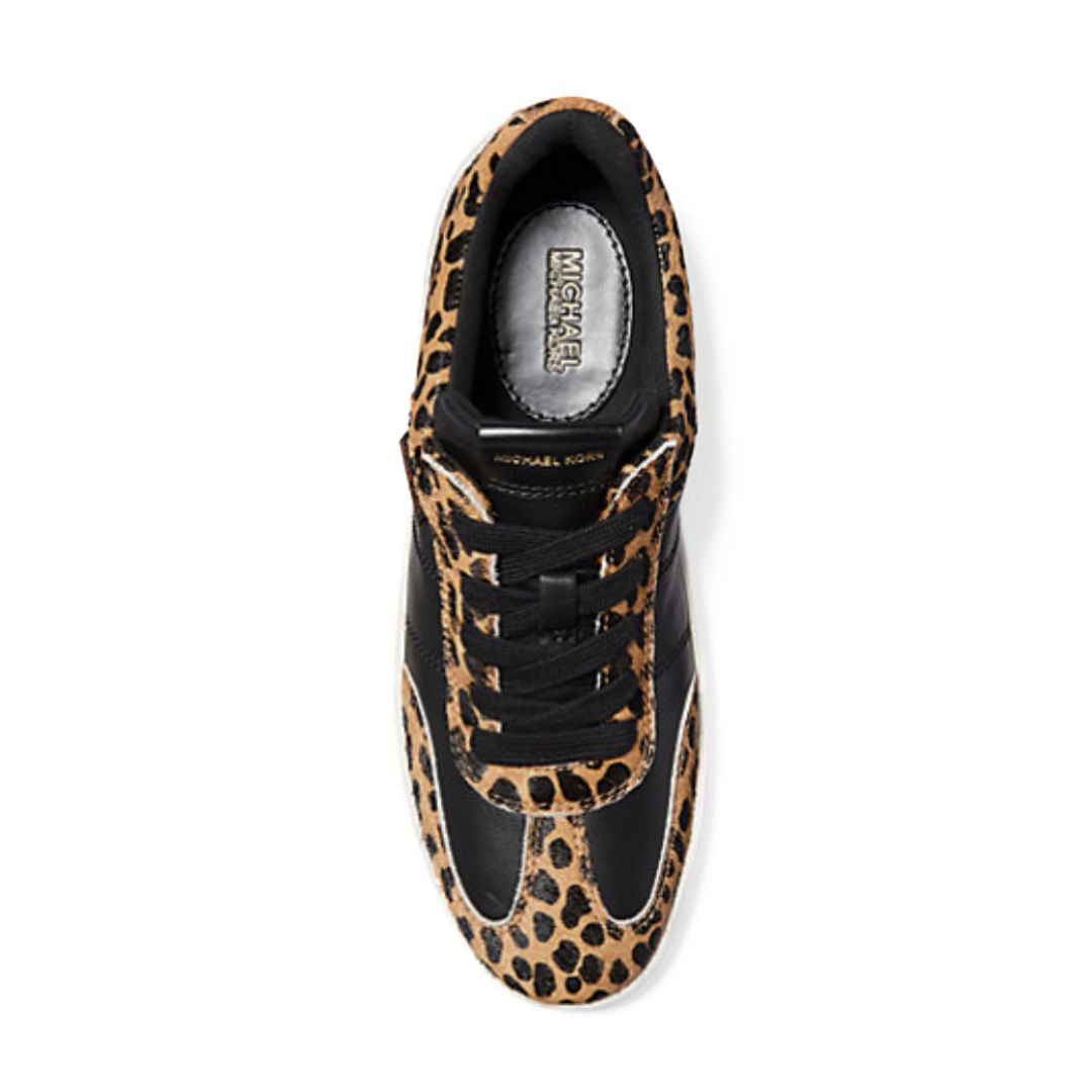 Michael Kors Kai Leopard Print Calf Hair Sneakers - LPD