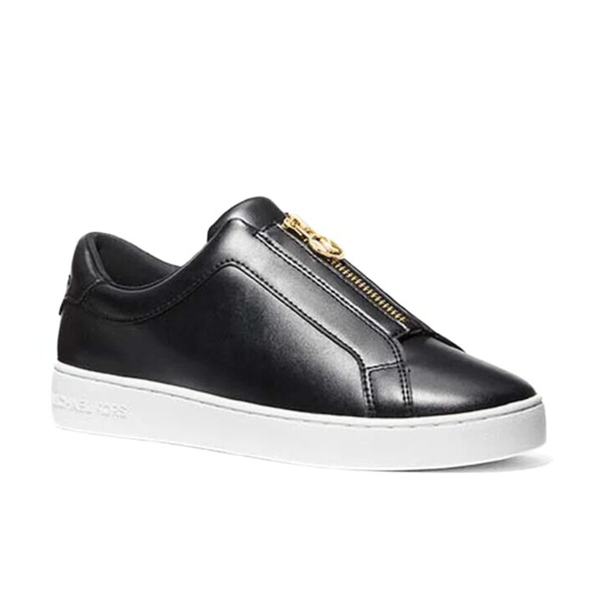 Michael Kors Keaton Zip-Up Sneakers Women-BLK - Black / 36.5