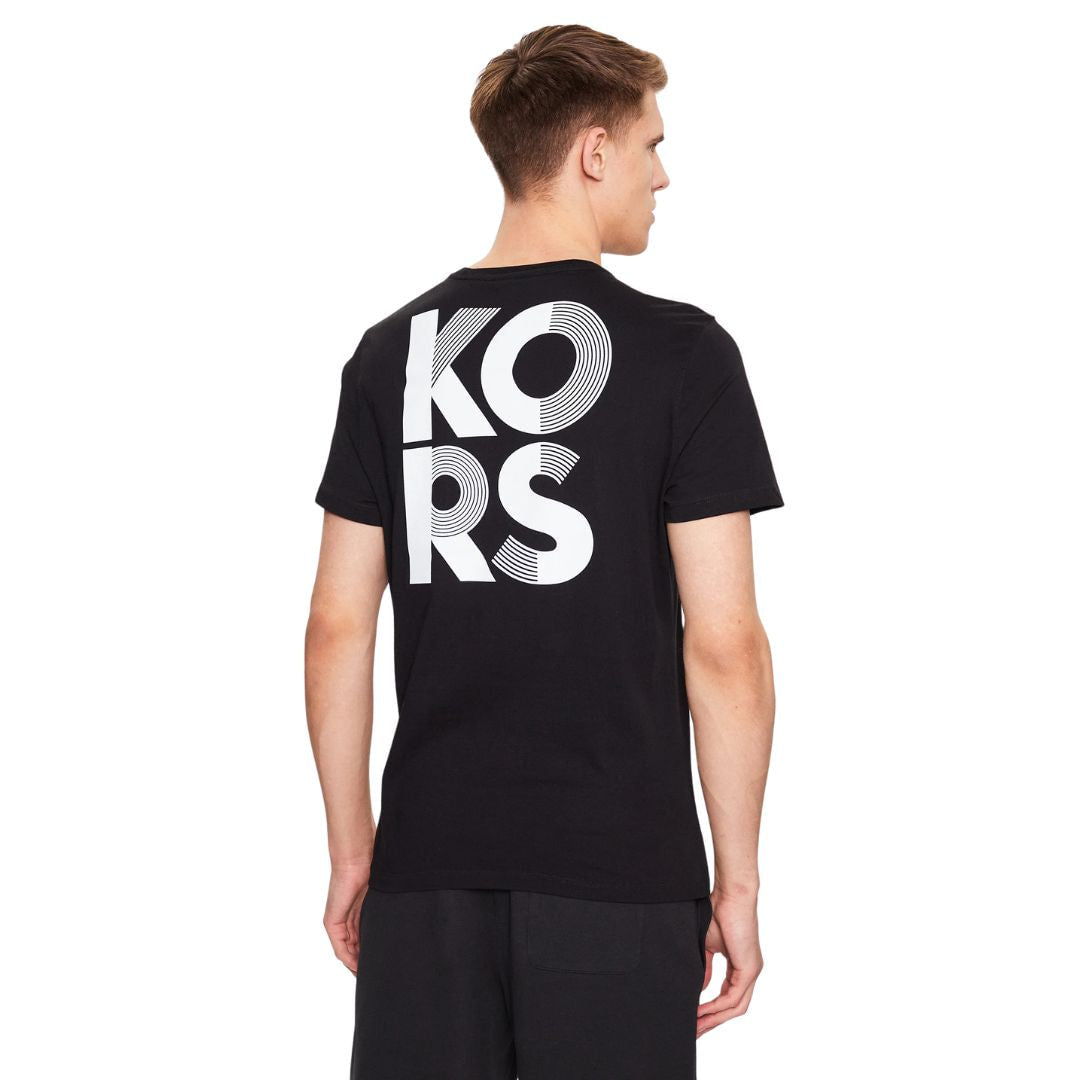 Michael Kors Logo Cotton T-Shirt Men CS351I8FV4-BLK