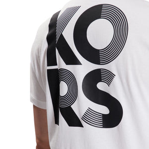 Michael Kors Logo Cotton T-Shirt Men CS351I8FV4-WHT