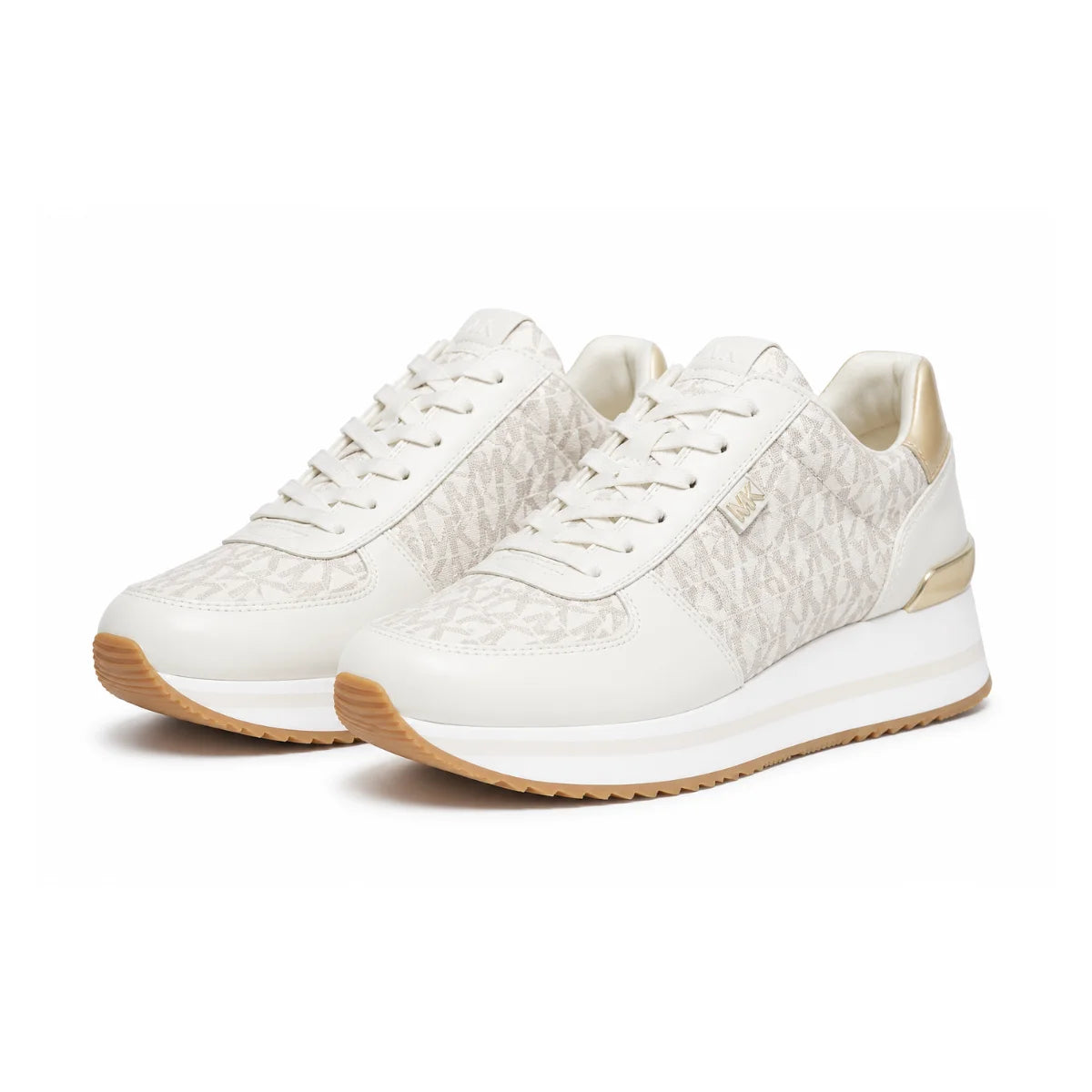 Michael Kors Monique2 Knit Sneaker Women - BEG - Beige / 35.5