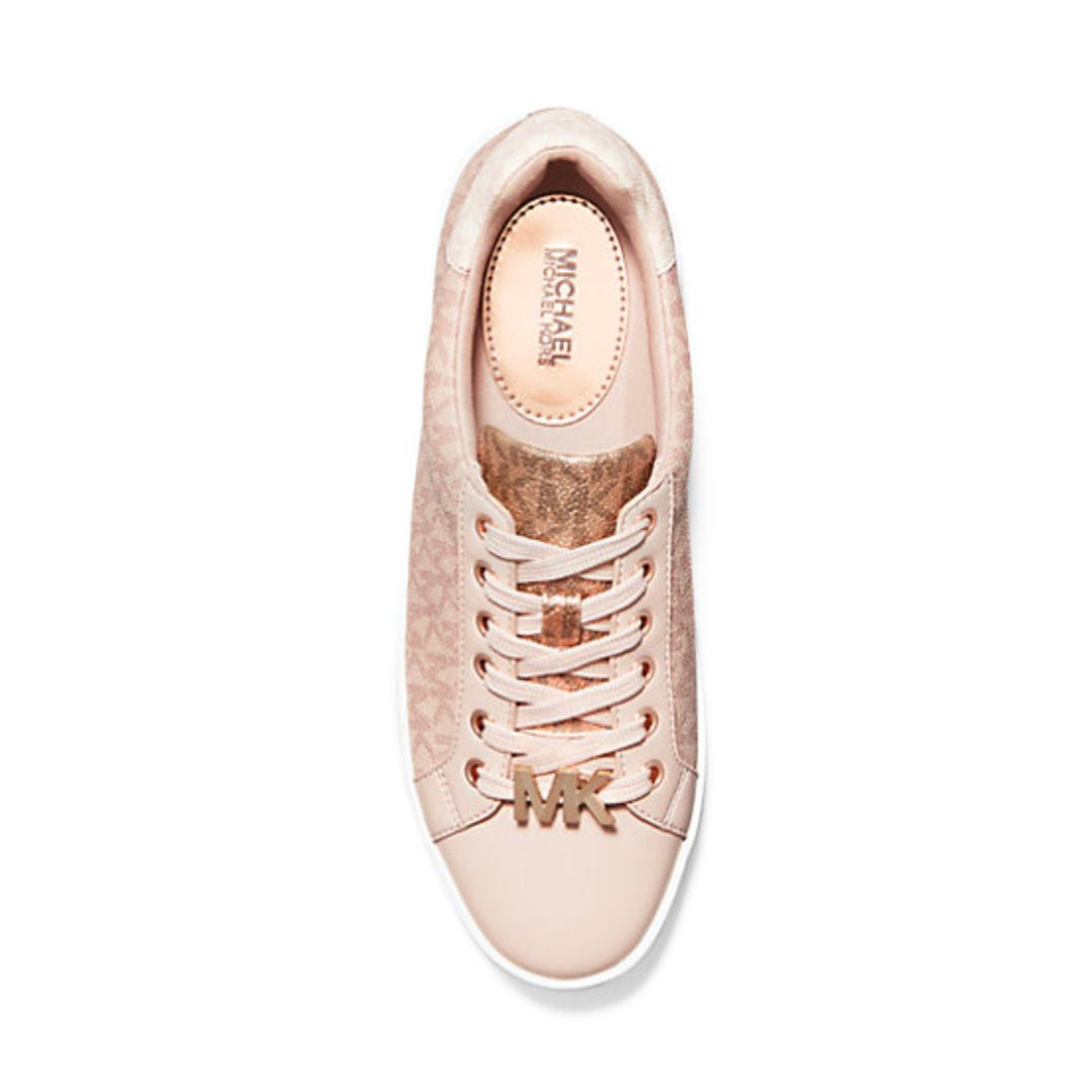 Michael Kors Monogram Logo Trainer Women 49S0POFS2B-PNK - 36 / Pink