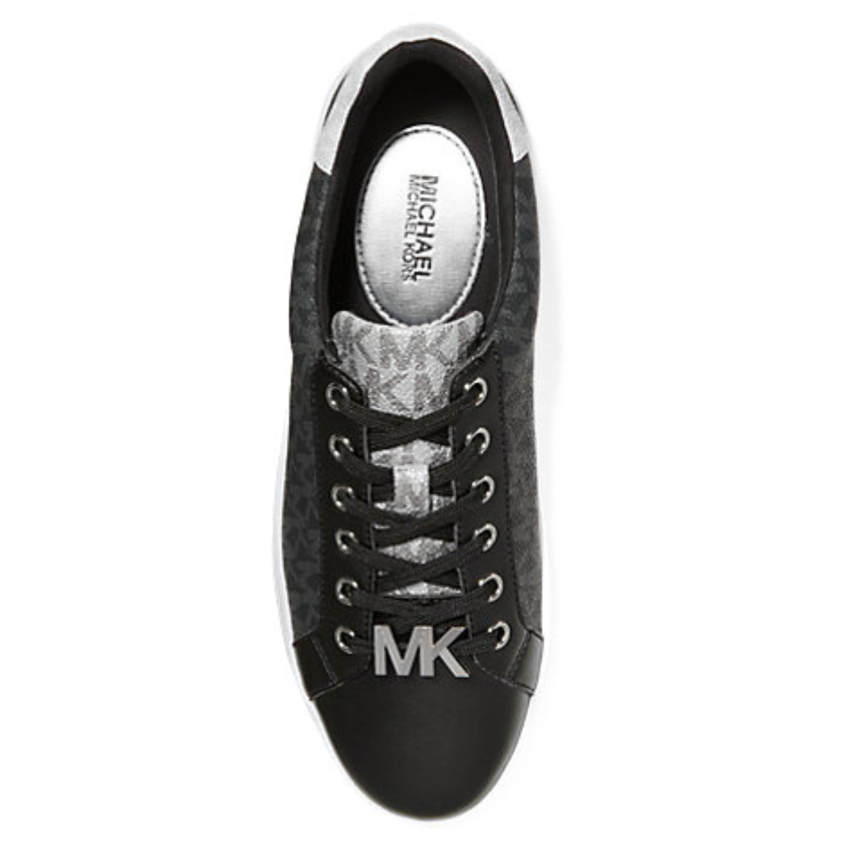 Michael Kors Monogram Logo Trainer Women - BLK - Black-Grey / 36