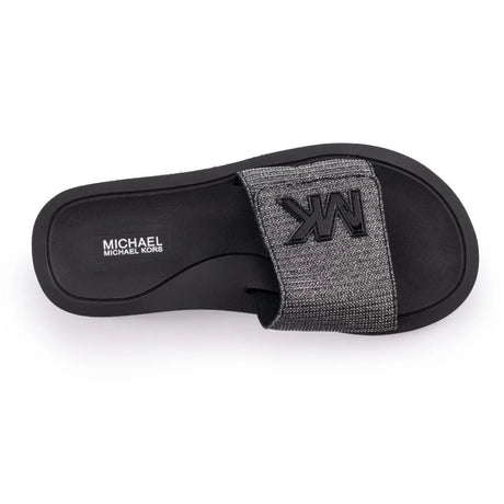 Michael Kors Monogram Wedge Slides Women - SLV