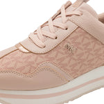Michael Kors Muse Logo and Mesh Trainer Sneakers Women - PNK