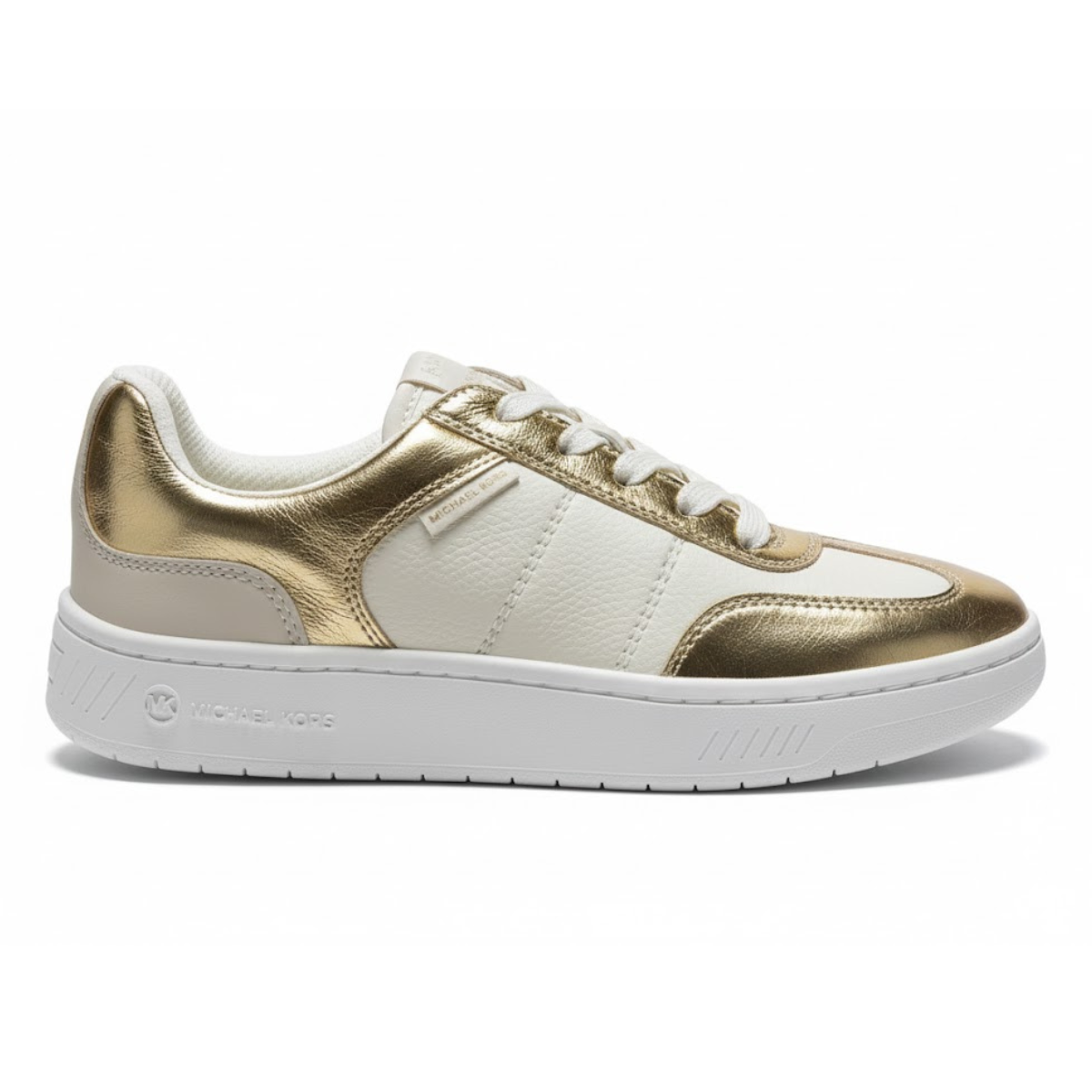 Michael Kors Outlet Kai Sneaker Women-BEGGLD - Beige-Gold / 39
