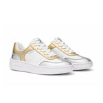Michael Kors Outlet Kai Sneaker Women-GLDSLV - Gold-Silver / 39