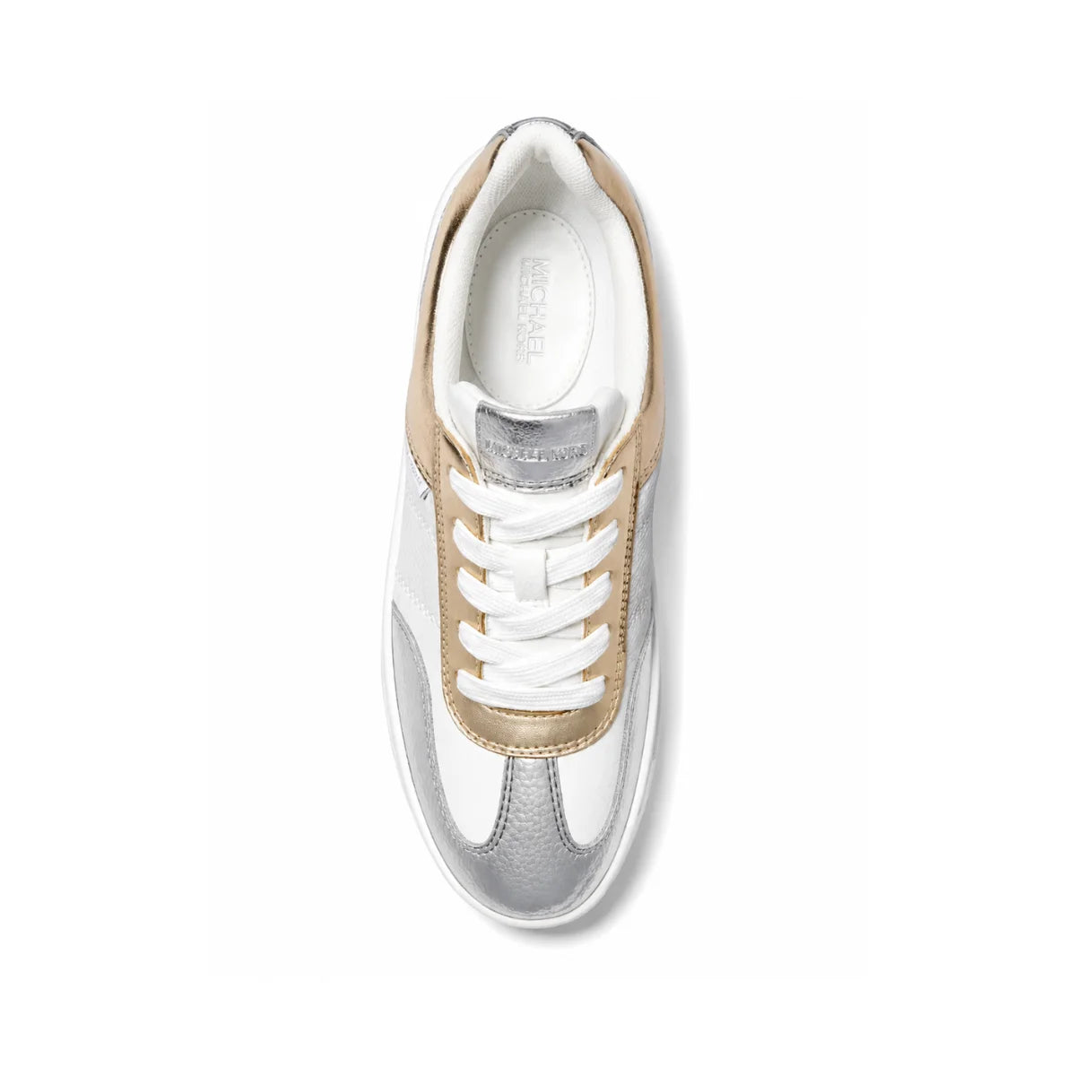 Michael Kors Outlet Kai Sneaker Women-GLDSLV