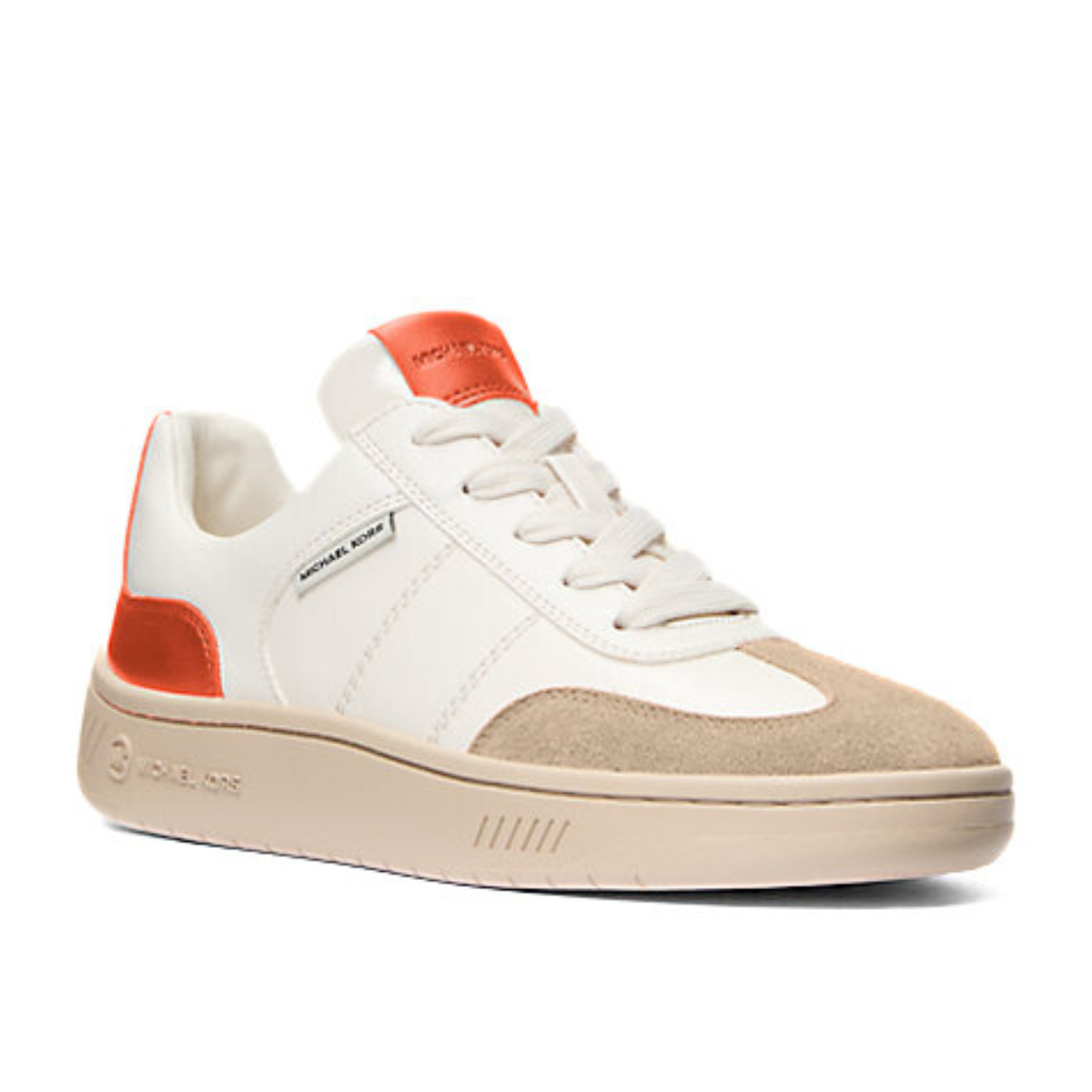 Michael Kors Outlet Kai Sneaker Women-WHTRED - White-RedCLAY / 39.5