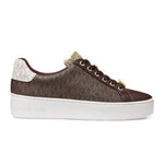 Michael Kors Poppy Color-Block Logo Sneakers Women - BRN - 40.5 / Brown